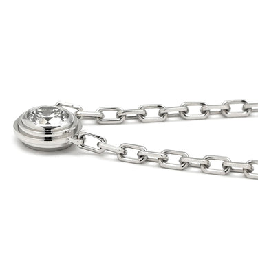 カルティエ Cartier ダムール SM B7215900 ホワイトゴールド K18WG ダイヤモンド ネックレス ダイヤモンド 18K Au750 WG