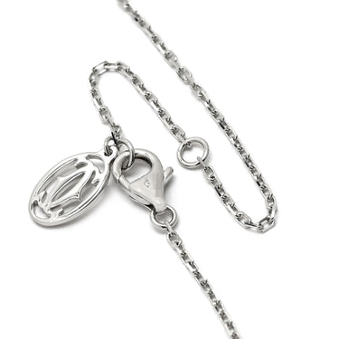 カルティエ Cartier ダムール SM B7215900 ホワイトゴールド K18WG ダイヤモンド ネックレス ダイヤモンド 18K Au750 WG