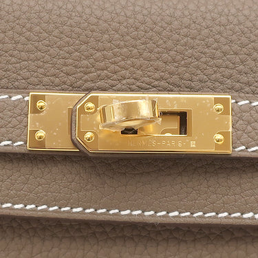 エルメス HERMES ケリー25 内縫い エトゥープ トゴ 2WAYバッグ ゴールド金具 新品 未使用 グレージュ ショルダー 2025年製