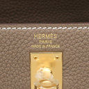 エルメス HERMES ケリー25 内縫い エトゥープ トゴ 2WAYバッグ ゴールド金具 新品 未使用 グレージュ ショルダー 2025年製