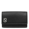 グッチ GUCCI ダブルG 6連キーケース 473924 ブラック レザー キーケース シルバー金具 6連 6本 キーリング付き 黒