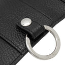 グッチ GUCCI ダブルG 6連キーケース 473924 ブラック レザー キーケース シルバー金具 6連 6本 キーリング付き 黒