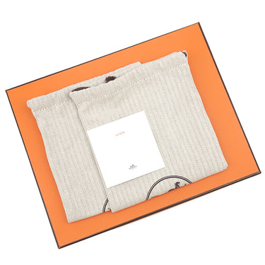 エルメス HERMES オラン H211242Z ブルークレール デニム レザー #38 1/2 サンダル 新品未使用 H型 ローヒール デニム