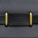 エルメス HERMES エールバッグジップ ミニ 20 ブラック×ヴェールモワイヤン キャンバス レザー トワルアッシュ ヴァッシュハンター ショルダーバッグ ゴールド金具 黒 2025年製