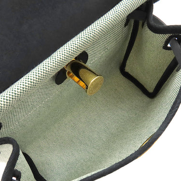 エルメス HERMES エールバッグジップ ミニ 20 ブラック×ヴェールモワイヤン キャンバス レザー トワルアッシュ ヴァッシュハンター ショルダーバッグ ゴールド金具 黒 2025年製