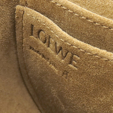 ロエベ LOEWE ゲート バッグ ミニ タン カーフ ショルダーバッグ ゴールド金具 茶
