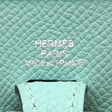 エルメス HERMES エヴリンTPM アマゾン ブルーアトール×ブルーザンジバル ヴォーエプソン ショルダーバッグ シルバー金具 青