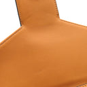 ロエベ LOEWE フラップバッグ ブラウン レザー 2WAYバッグ ゴールド金具 ハンドバッグ ショルダー 編み込み