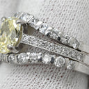 ノンブランド NON BRAND ダイヤモンド 1.00ct 0.85ct デザインリング ホワイトゴールド K18WG ダイヤモンド リング 指輪 18K 750 WG 1粒 1石 メレダイヤ 10.5号