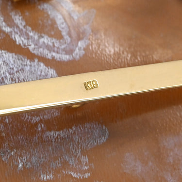 ノンブランド NON BRAND カメオ ホワイト×イエローゴールド K18YG シェル ブローチ シェル 彫刻 ペンダントトップ 2WAY 貴婦人 横顔 街並み ウェーブ 湾曲 うねり