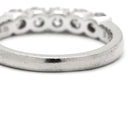 ミキモト MIKIMOTO ダイヤ 0.74ct プラチナシルバー Pt950 ダイヤモンド リング 指輪 プラチナ 一文字 5Pダイヤ 12号