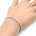デビアス DE BEERS LINE ラインブレスレット ホワイトゴールド K18WG ダイヤモンド ブレスレット ダイヤブレスレット