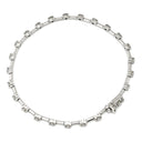 デビアス DE BEERS LINE ラインブレスレット ホワイトゴールド K18WG ダイヤモンド ブレスレット ダイヤブレスレット