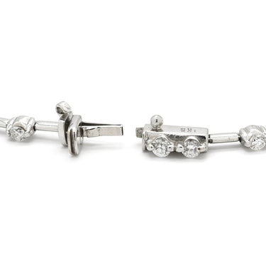 デビアス DE BEERS LINE ラインブレスレット ホワイトゴールド K18WG ダイヤモンド ブレスレット ダイヤブレスレット