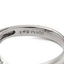 ノンブランド NON BRAND ピンクサファイア 1.40ct ダイヤ ピンク×プラチナシルバー Pt900 サファイア ダイヤモンド リング 指輪 桃色 プラチナ Pt900 オーバル ヘイローデザイン 11号