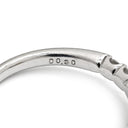 ノンブランド NON BRAND クリソベリル キャッツアイ 2.50ct ダイヤモンド 0.30ct グリーン×プラチナシルバー Pt900 クリソベリルキャッツアイ ダイヤモンド リング 指輪 猫目石 緑褐色 プラチナ 13号