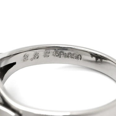 ノンブランド NON BRAND ヒスイ 2.526ct ダイヤモンド プラチナシルバー Pt850 ヒスイ ダイヤモンド リング 指輪 緑 グリーン 翡翠 ひすい ジェイダイト オーバル 5.5号