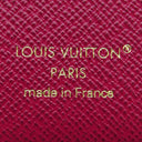 ルイヴィトン LOUIS VUITTON ポルトフォイユ ヴィクトリーヌ M41938 フューシャ モノグラムキャンバス 三つ折り財布 ゴールド金具 茶 ピンク