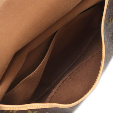 ルイヴィトン LOUIS VUITTON ソミュール 30 M42256 モノグラム モノグラムキャンバス ショルダーバッグ ゴールド金具 斜め掛け ダブルフェイス