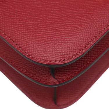 エルメス HERMES コンスタンス3 24 ルージュグレナ ヴォーエプソン ショルダーバッグ ゴールド金具 ボルドー