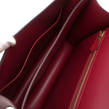エルメス HERMES コンスタンス3 24 ルージュグレナ ヴォーエプソン ショルダーバッグ ゴールド金具 ボルドー