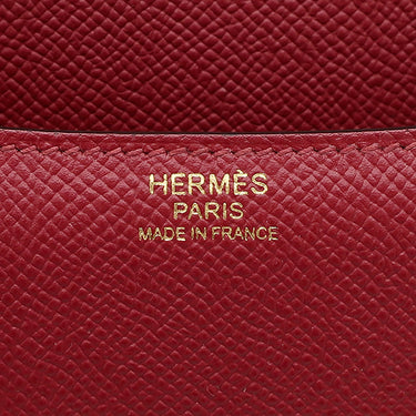 エルメス HERMES コンスタンス3 24 ルージュグレナ ヴォーエプソン ショルダーバッグ ゴールド金具 ボルドー