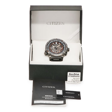 腕時計 シチズン CITIZEN プロマスター エコドライブ F990-T025498/CC7015-55E クオーツ メンズ 新品同様 限定 クロノグラフ