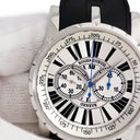 腕時計 ロジェデュブイ ROGER DUBUIS エクスカリバー クロノグラフ EX45 78 9 3.7AR 自動巻き メンズ シルバー スモールセコンド 限定