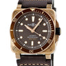 腕時計 ベル&ロス BELL＆ROSS BR-03 ダイバー ブラウン ブロンズ BR03-92-D-BR-BR/SCA 自動巻き メンズ デイト 逆回転防止ベゼル 限定