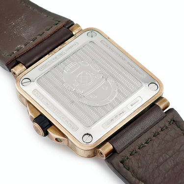 腕時計 ベル&ロス BELL＆ROSS BR-03 ダイバー ブラウン ブロンズ BR03-92-D-BR-BR/SCA 自動巻き メンズ デイト 逆回転防止ベゼル 限定