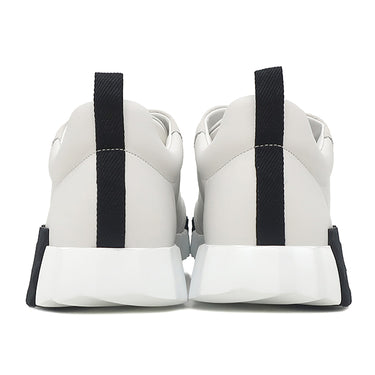 エルメス HERMES バウンシング H242212Z ホワイト カーフ シェーブルヴェロア #37 スニーカー 新品 未使用 白×黒
