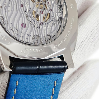 腕時計 パネライ PANERAI ラジオミール 42mm ブティック限定 PAM01144 W番 手巻き メンズ W番 ブルー 青 スモールセコンド