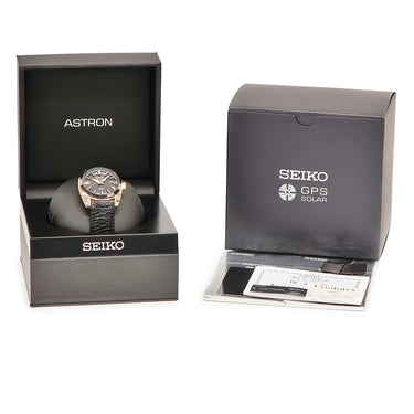 腕時計 セイコー SEIKO アストロン オリジン GPSソーラー 3X SBXD012 3X22-0AE0 クオーツ メンズ 黒 パーペチュアルカレンダー