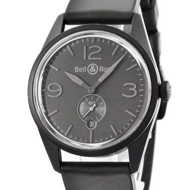 腕時計 ベル&ロス BELL&ROSS ヴィンテージ ヘリテージ ファントム BR123-95-SC 自動巻き メンズ ブラック デイト スモールセコンド