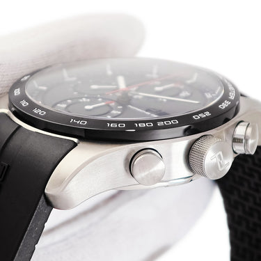 腕時計 ポルシェ デザイン PORSCHE DESIGN クロノタイマー シリーズ1 6010.1.09.001.05.2 自動巻き メンズ チタン デイト スモールセコンド