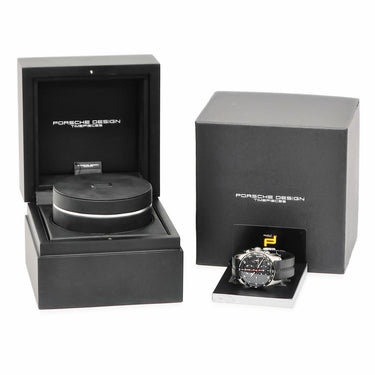腕時計 ポルシェ デザイン PORSCHE DESIGN クロノタイマー シリーズ1 6010.1.09.001.05.2 自動巻き メンズ チタン デイト スモールセコンド