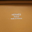 エルメス HERMES バーキン25 カーゴ デゼール×セサミ ヴォースイフト トワルゴエラン ハンドバッグ シルバー金具 茶