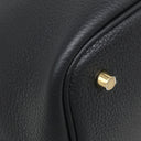 エルメス HERMES ピコタンロックMM ブラック トリヨンクレマンス ハンドバッグ ゴールド金具 2024年製