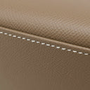 エルメス HERMES ケリー28 外縫い エトゥープ ヴォーエプソン 2WAYバッグ シルバー金具 ハンドバッグ ショルダー