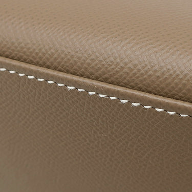 エルメス HERMES ケリー28 外縫い エトゥープ ヴォーエプソン 2WAYバッグ シルバー金具 ハンドバッグ ショルダー