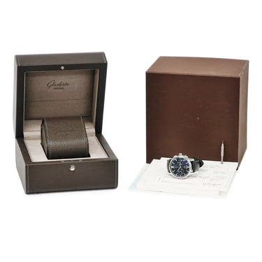 腕時計 グラスヒュッテ オリジナル GLASHUTTE ORIGINAL セネタ クロノグラフ パノラマデイト 1-37-01-03-02-55 自動巻き メンズ スモールセコンド