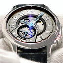 腕時計 ショパール CHOPARD L.U.C テック ツイスト 161888-1002 自動巻き メンズ K18WG無垢 デイト スモールセコンド 青針 限定