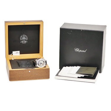 腕時計 ショパール CHOPARD L.U.C テック ツイスト 161888-1002 自動巻き メンズ K18WG無垢 デイト スモールセコンド 青針 限定