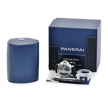 腕時計 パネライ PANERAI ルミノール クロノ PAM01109 Y番 自動巻き メンズ Y番 ブラック クロノグラフ タキメーター スモールセコンド