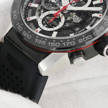 腕時計 タグホイヤー TAG Heuer カレラ キャリバー ホイヤー01 CAR2A1Z.FT6044 自動巻き メンズ クロノグラフ デイト ブラック PVD