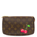 ルイヴィトン LOUIS VUITTON ポシェット アクセソワール M95008 モノグラム モノグラムキャンバス アクセサリーポーチ ゴールド金具 村上隆 チェリー