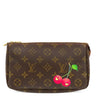ルイヴィトン LOUIS VUITTON ポシェット アクセソワール M95008 モノグラム モノグラムキャンバス アクセサリーポーチ ゴールド金具 村上隆 チェリー