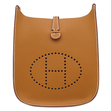 エルメス HERMES エヴリンTPM セリエ ゴールド ヴォーエプソン ショルダーバッグ シルバー金具 茶 新品 未使用 2025年製