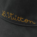 ルイヴィトン LOUIS VUITTON ボネ ディストーテッド ダミエ MP2947 ブラック コットン 60 ハット 黒 帽子 バケットハット