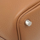 エルメス HERMES ピコタンロック PM ゴールド トリヨンクレマンス ハンドバッグ シルバー金具 新品 未使用 2025年製 茶